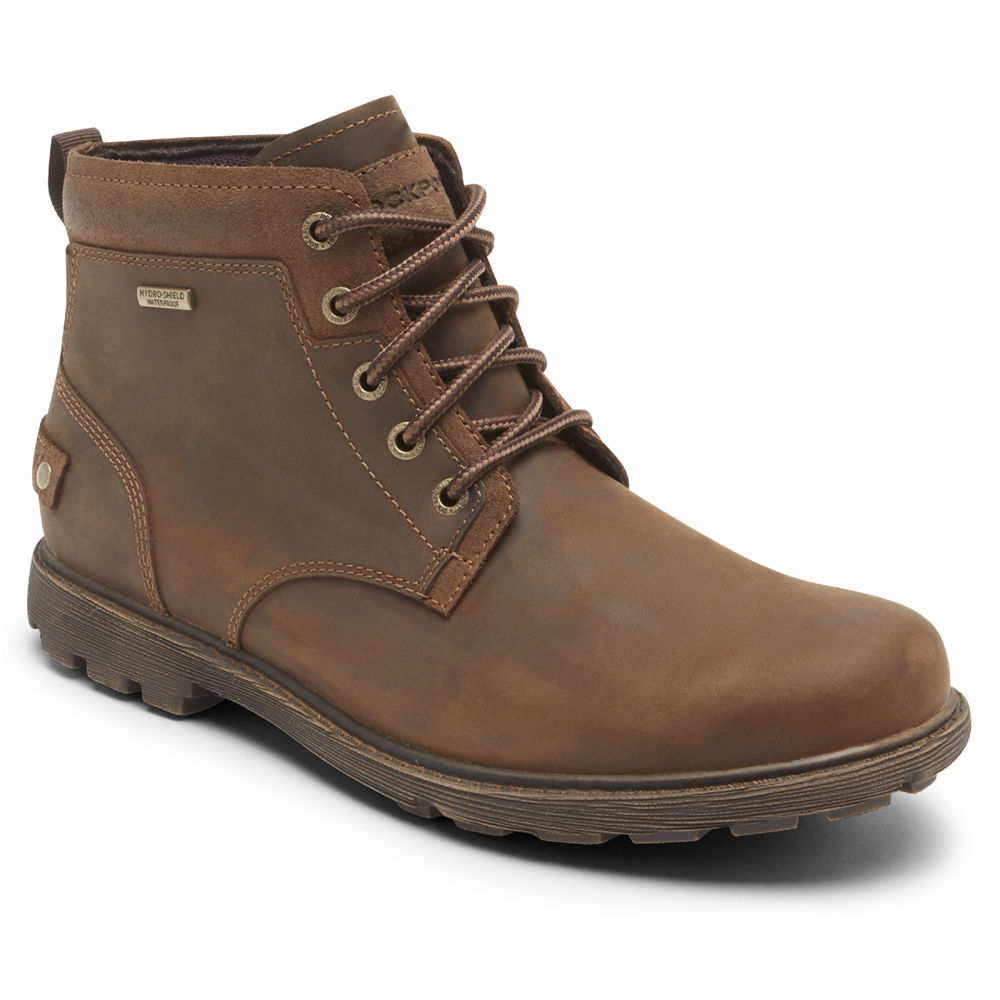 Rockport Singapore Mens Boots - Rugged Bucks 2 Chukka Brown - TZ0941678